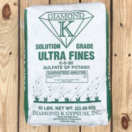Diamond K Solution Grade Ultra Fines SOP (0-0-50) – 50 lb Bag