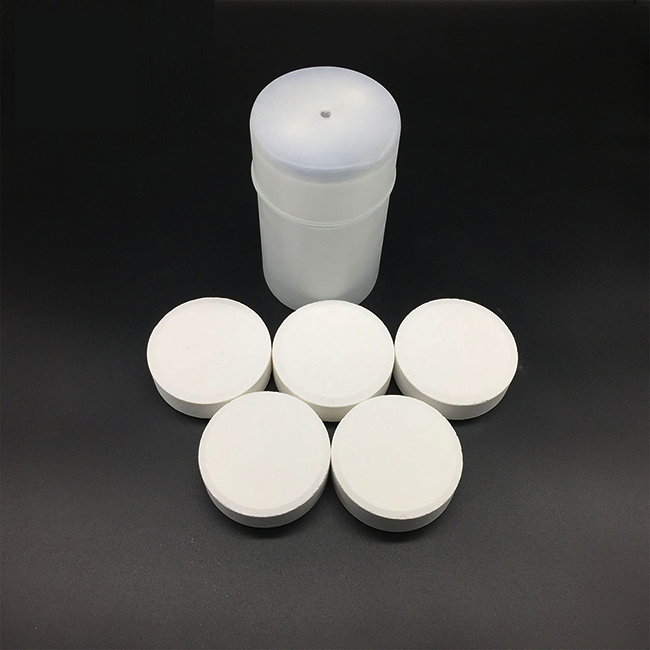 Trichloroisocyanuric Acid 90{67af54c6bce6d64b2586c8060f9eed1c64400df9291dfdffbb933f8a5ee17462} (TCCA 90{67af54c6bce6d64b2586c8060f9eed1c64400df9291dfdffbb933f8a5ee17462}) / Tablets - Image 6